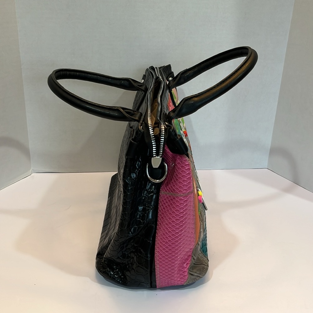 Colorful Portofino Women's Bag NWOT multi color quilted pattern - Picture 4 of 13